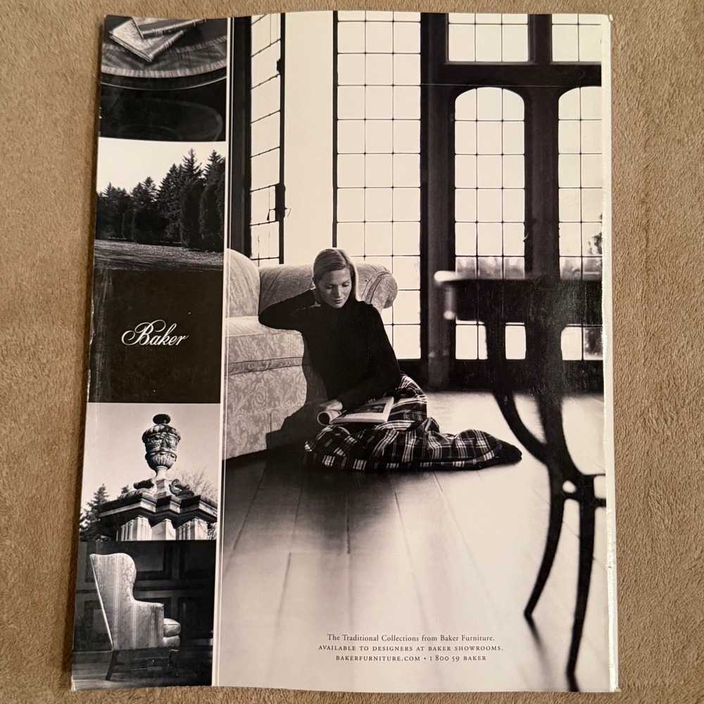 Architectural Digest Magazine February 2002 Before & After Issue Interior Design - Picture 2 of 4